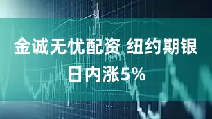 金诚无忧配资 纽约期银日内涨5%